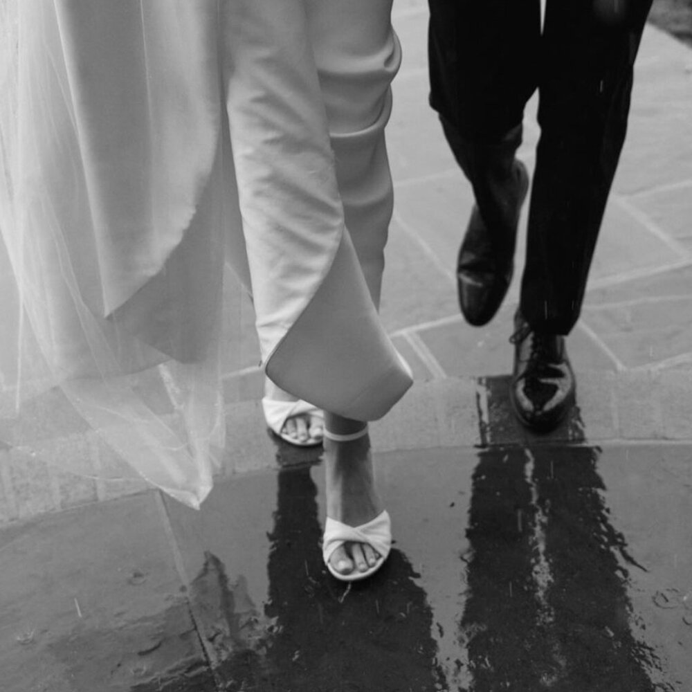 Marion Parke Carrie 60 Block Heel White Size 9.5 (EU 40)